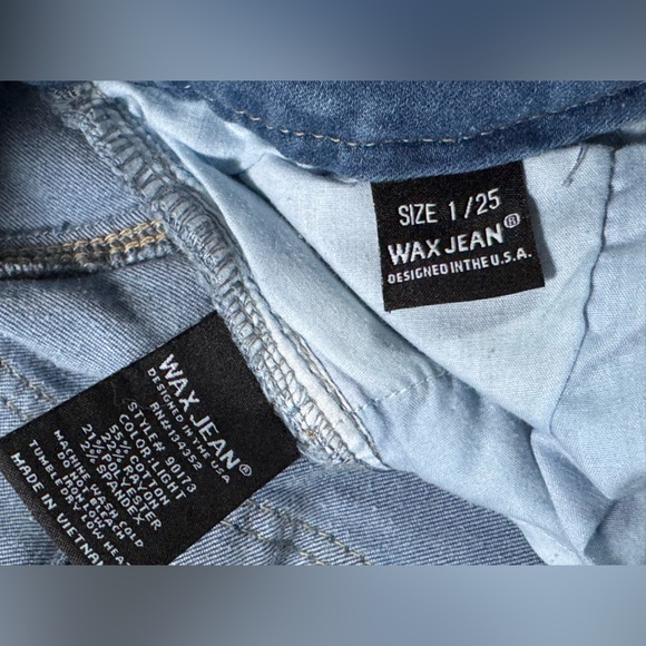 Bundle of 2 Wax Jean & Enjean Skinny Jeans - Medium & Light Wash - Sizes 5/M - Picture 8 of 13